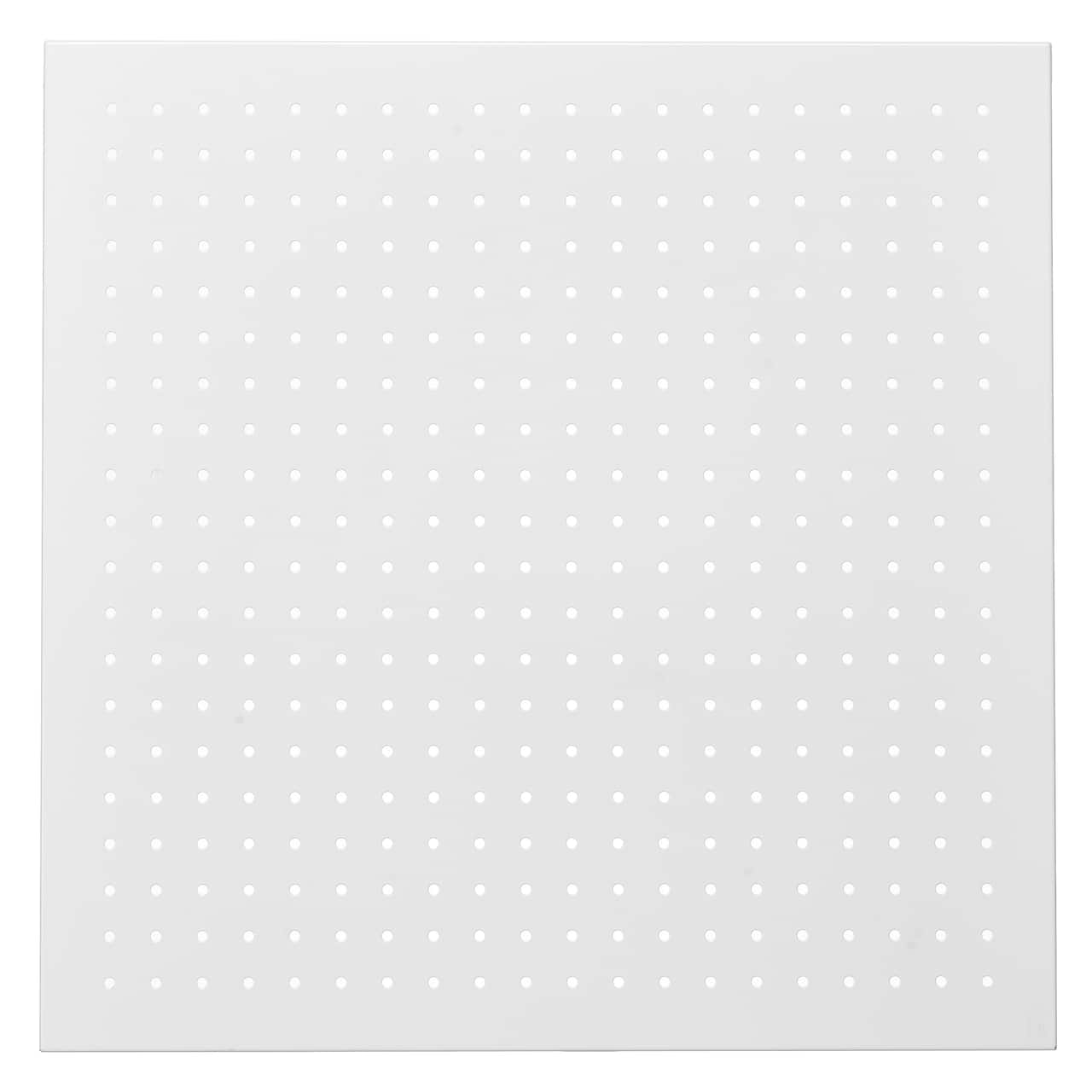22" x 22" White Metal Pegboard by Simply Tidy®